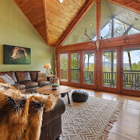 Lucky Bear Cabin Баннер-Элк Экстерьер фото