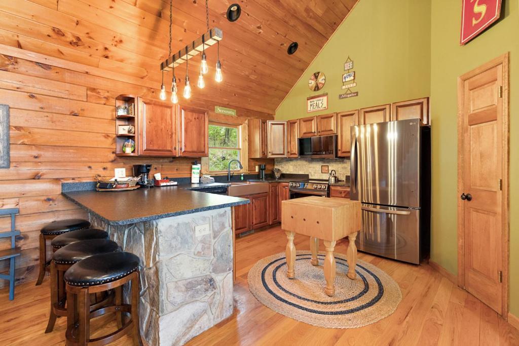 Lucky Bear Cabin Баннер-Элк Экстерьер фото