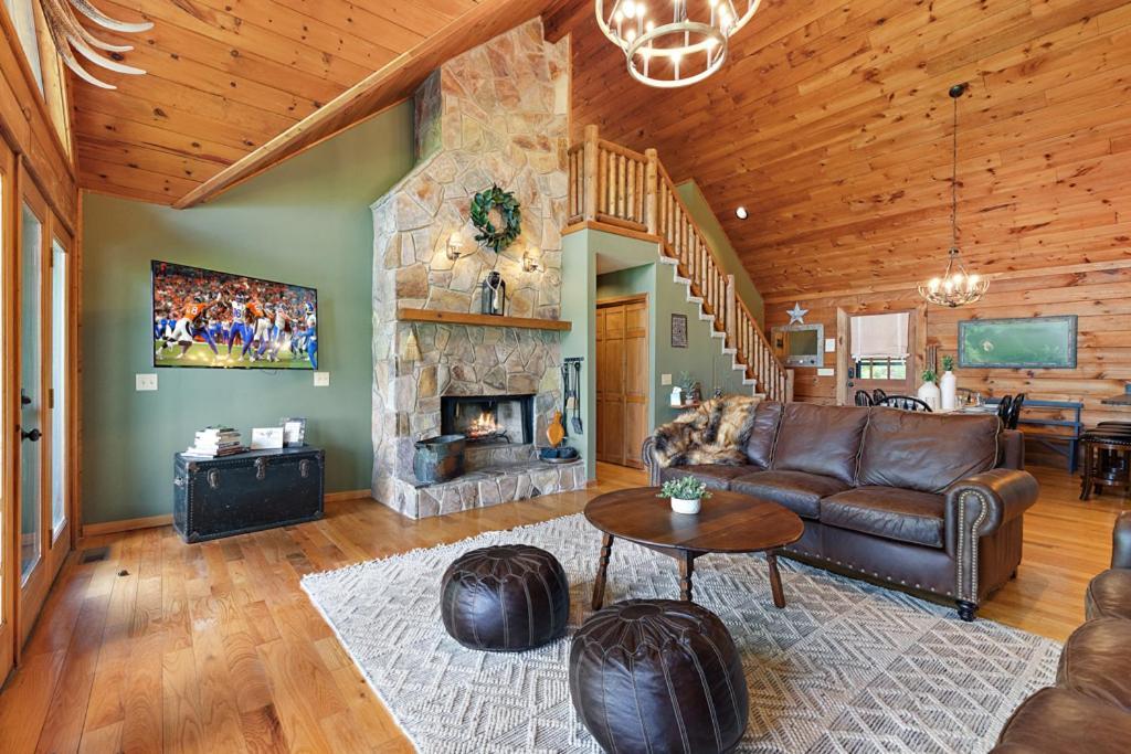 Lucky Bear Cabin Баннер-Элк Экстерьер фото