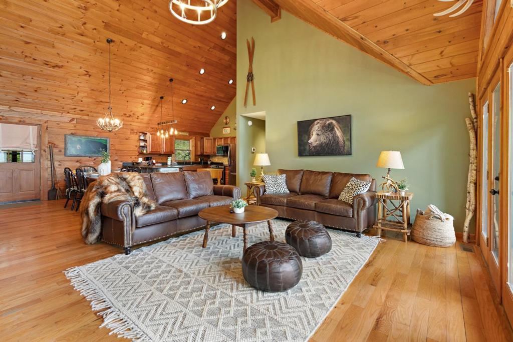 Lucky Bear Cabin Баннер-Элк Экстерьер фото