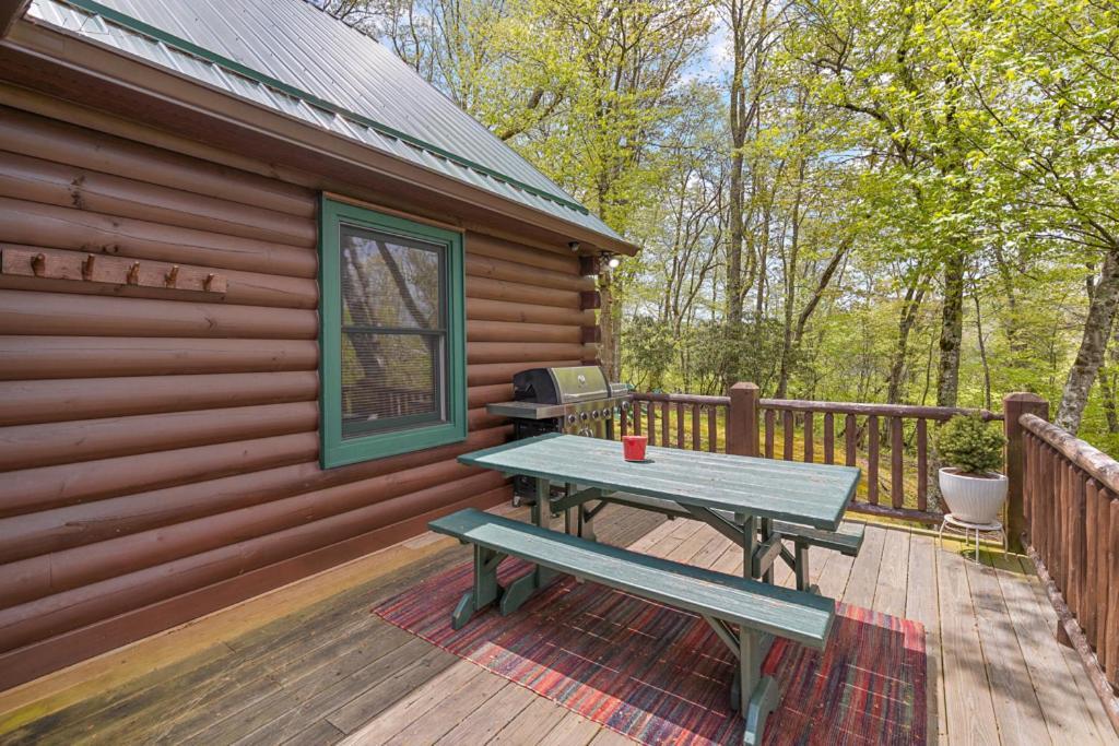 Lucky Bear Cabin Баннер-Элк Экстерьер фото
