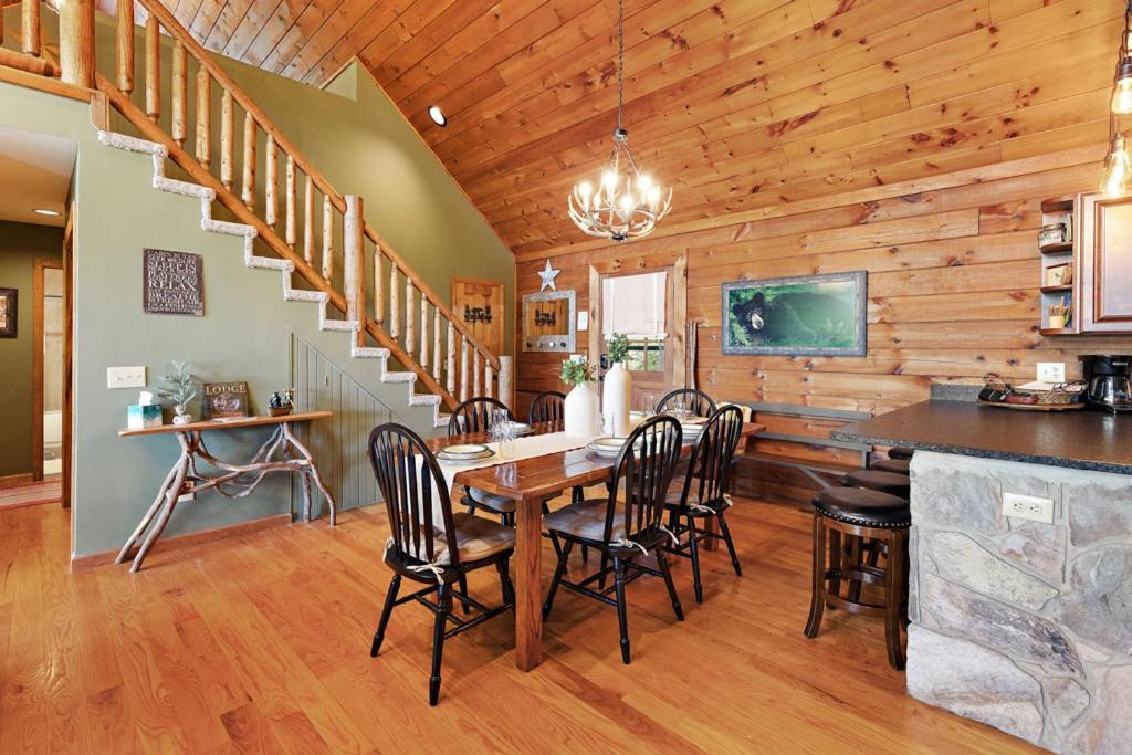 Lucky Bear Cabin Баннер-Элк Экстерьер фото